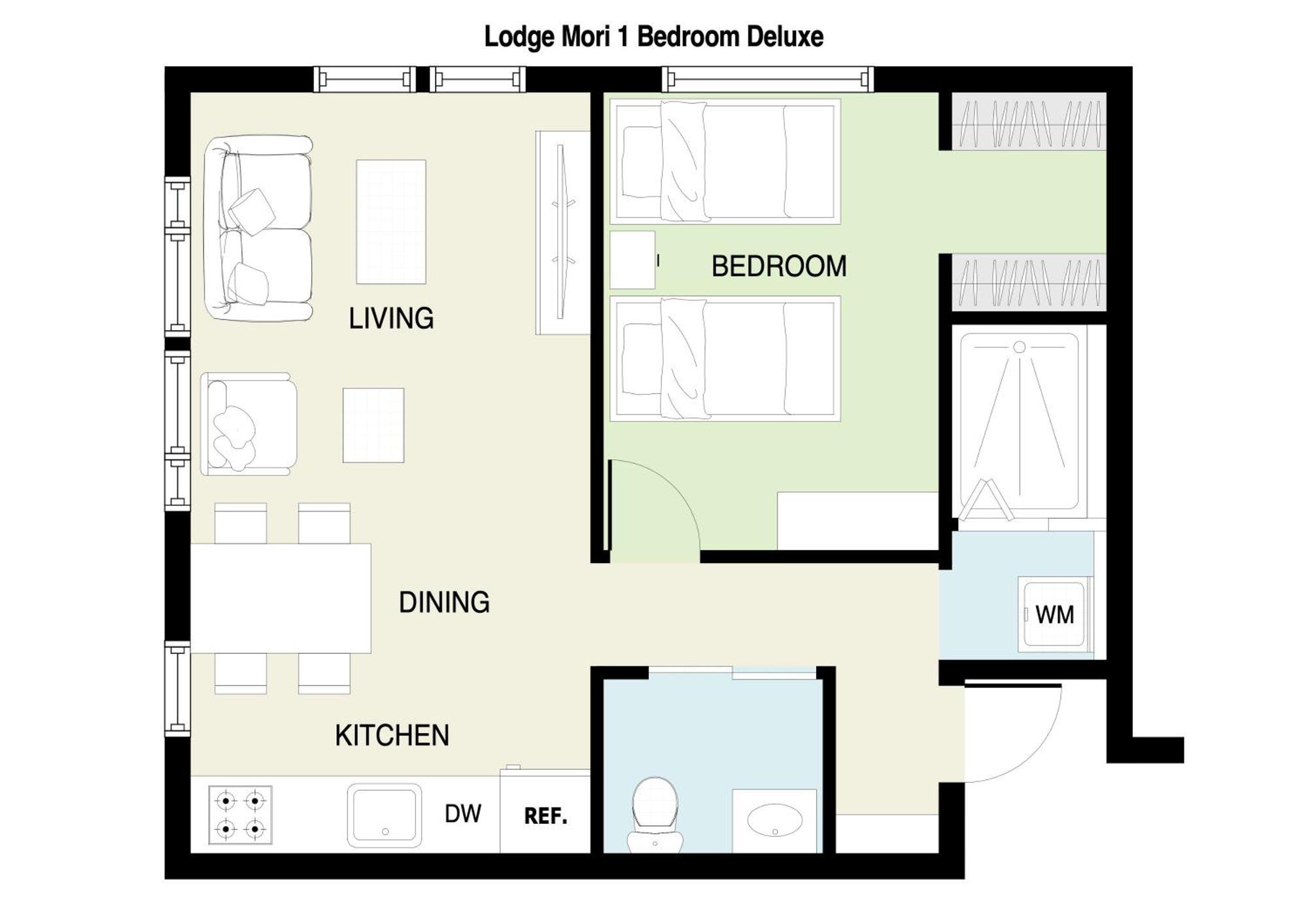 Lodge Mori Apartments Ōmagari Eksteriør billede